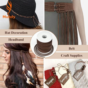 Cordón de Cuero Sintético para Hacer Joyas, Tiras de Cuero para Manualidades, Lazos para Decoración, Envoltura de Regalos, Cintas para Joyería, Atrapasueños - Product Image 5