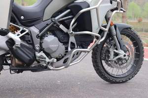 Barre de protection supérieure de moto en argent pour Multistrada <span class=keywords><strong>1260</strong></span>/MTS <span class=keywords><strong>1260</strong></span> <span class=keywords><strong>Enduro</strong></span> - Product Image 3