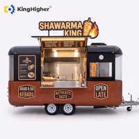 Remolque de Comida Comercial Totalmente Equipado, Camión de Comida para Shawarma y Kebab, Cocina Móvil, Carrito de Concesiones, Remolque de Catering en Venta