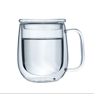 Mug en verre à double paroi 250 ml isolé transparent pour thé, café, jus - Product Image 5