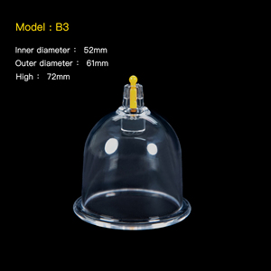 Ce Trong Suốt Duy Nhất Cup B3 Kích Thước Hijama Chân Không Cupping Set Nhựa (PC) Cupping Cup Cho Cơ Thể 3-Năm Bảo Hành - Product Image 2