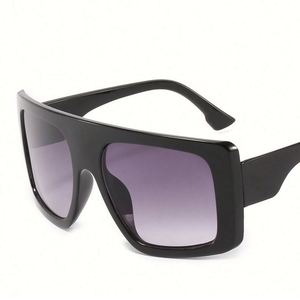 Lunettes de soleil carrées surdimensionnées pour femmes, style rétro de luxe, monture large, couleur bonbon, protection UV400, collection 2022 - Product Image 6