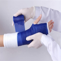 Bande de plâtre orthopédique synthétique en fibre de verre à activité aqueuse pour consommables médicaux