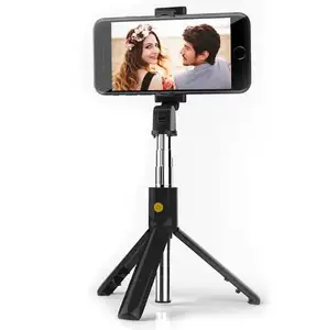 3 in 1 Wireless Selfie Stick Faltbarer Handheld Ein beins tativ Shutter Remote Exten dable Mini Stativ für Smartphones