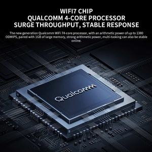 Mayor eficiencia Xiaomi BE6500 Pro WiFi7 Dual Band Amplificador de señal independiente de 8 canales Enrutador de memoria de 1GB - Product Image 6