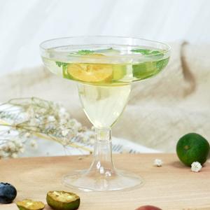 Ps Tasses à Dessert en plastique transparent avec cuillères <span class=keywords><strong>Gourde</strong></span> à tige Parfait Apéritif Tasses Bols Verres de tir pour Dessert Pudding Mousse - Product Image 1