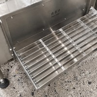 Machine de nettoyage industrielle pour chaussures, laveuse automatique de semelles et de tiges de bottes avec passage bidirectionnel et cadre en acier inoxydable