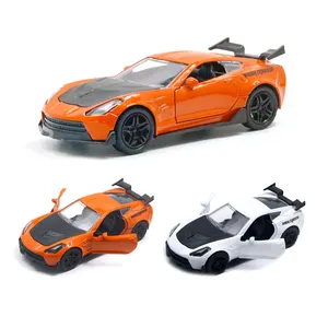 Wholesale Pull Back Die Cast Metal Model Open Door Car Toy 1:36 Scale For Kids