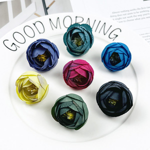 Mini Capullos de Té de 3.5cm de Diámetro, Estilo Coreano, Decoración Artesanal, Accesorios para Bodas, Decoración del Hogar, Accesorios para el Cabello DIY - Product Image 2