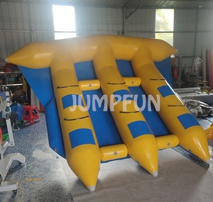 2025 2021 grande qualità Sport acquatici gonfiabili Flyfish barca per adulti 6 persone che volano pesce Banana Boat - Product Image 1