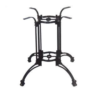 Base de Mesa de Aluminio Fundido con Forma de Casco de Caballo para Escritorio de Oficina con Recubrimiento de Polvo Negro Resistente - Product Image 1