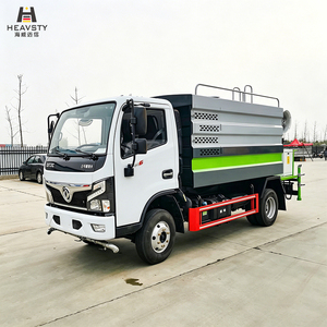 Camion pulvérisateur d'eau HEAVSTY <span class=keywords><strong>Euro</strong></span> 6 Diesel Automatique Neuf Dongfeng D6 5m pour le nettoyage des rues, utilisation multifonctionnelle - Product Image 1