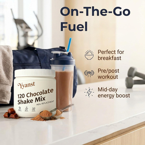120 Porciones de Batido Sustituto de Comida con Chocolate, Mezcla de Nutrición Equilibrada en Polvo para Comida Diaria y Apoyo al Ejercicio - Product Image 1