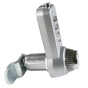 Serrure à came combinée anti-corrosion avec déverrouillage par clé et mot de passe pour casier de gym, armoire de rangement pour établissement médical, accessoires de quincaillerie - Product Image 1