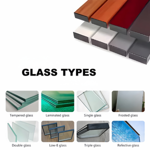 Fenêtre polyvalente inclinable et coulissante avec double vitrage, porte et fenêtre en verre pour les résidences modernes en verre tropical - Product Image 5