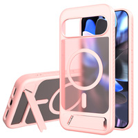 Béquille mate couverture arrière magnétique pour Google Pixel 9 Pro XL support magnétique accessoires de téléphone portable