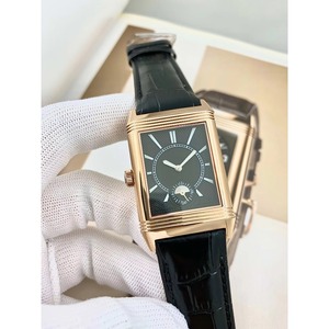 Montre classique étanche 5A Reverso de haute qualité, double fuseau horaire, montre de luxe automatique mécanique - Product Image 5