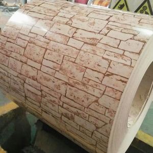 Usine vente entière prépeint en acier galvanisé grain de bois peau d'acier PPGI prix - Product Image 2