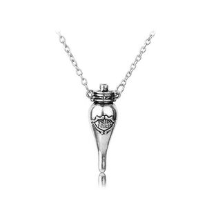 Collana pendente <span class=keywords><strong>Harry</strong></span> <span class=keywords><strong>potter</strong></span> The Deathly Hallows antico bronzo boccino d'oro ciondoli clessidra collana pendente all'ingrosso - Product Image 3