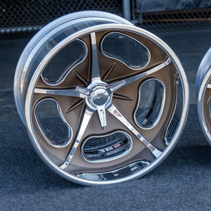 Jantes de voiture forgées monobloc personnalisées à deux pièces, à profil profond, en alliage d'aluminium poli, 20, 21, 22, 24, 26 pouces, 5x112, 5x120 pour <span class=keywords><strong>C10</strong></span> - Product Image 1