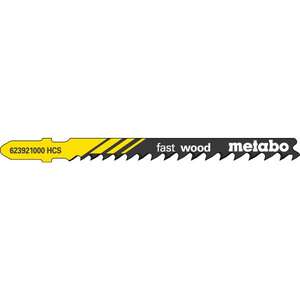 ใบเลื่อยจิ๊กซอว์ Metabo-623921000 'ไม้เร็ว' progr. (5 pcs.) -ใบมีด4007430143976 EAN และใบมีดตัดแผ่นจิ๊กซอว์ - Product Image 1