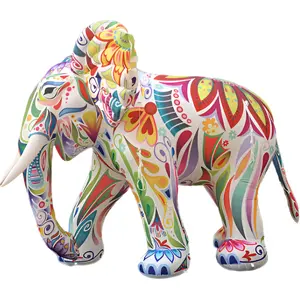 Customized Giant Led Inflatable Elephant Mascot Decoration