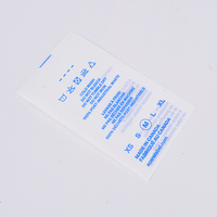 Fabricant chinois, impression d'écran de bonne qualité, Polyester, étiquette de soin en Satin personnalisé