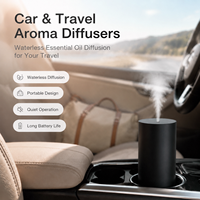 Diffuseur d'arômes sans eau rechargeable HIITII pour voiture, idéal pour les voyages, cadeau d'affaires simple et essentiel pour les vacances