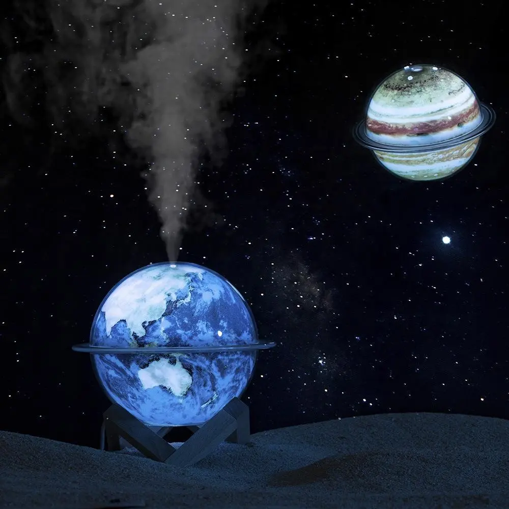 سطح مكتب إبداعي ، Usb Jupiter Earth 7 ألوان محمولة ذكية باردة للمنزل