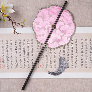 Ventaglio in Plastica Stile Cinese Fatingna con Motivi Traforati, Ventaglio Pieghevole Stile Antico, Mini Ventaglio Rotondo Femminile Classico <span class=keywords><strong>per</strong></span> Hanfu e Qipao - Product Image 5