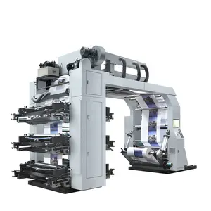 Automatic Flexo Printing Machine 4 Color 6 Colours Flexo Printing Machine Machine for Non-woven Fabric Bag