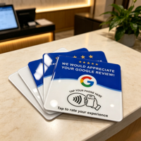Étiquette numérique NFC NTAG213 en acrylique de 12 cm, 13,56 MHz, étanche, enregistrable et modifiable, pour menu numérique, panneau de table ou carte de menu pour restaurant