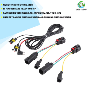 Индивидуальные Автомобильные фары OEM ODM, Универсальные фары, комплект проводов, ткацкие фары, автомобильный внедорожный жгут проводов, китайский жгут проводов - Product Image 4