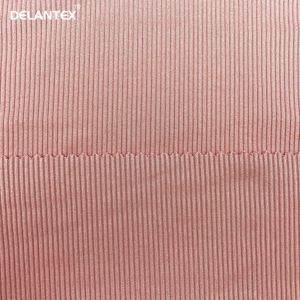 Delantex precio de fábrica DTY 2*2 costilla 2 lados cepillado poli Spandex costilla tela muestra gratis - Product Image 2
