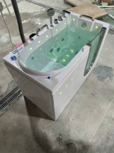 आधुनिक थोक फ्रीस्टैंडिंग हाइड्रोथेरेपी बस्लपूल एक्रिलिक मालिश बाथरूम बुजुर्ग लोगों के लिए टब में चलना - Product Image 6