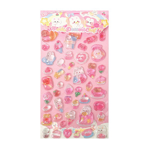 <strong>Childrens</strong> 3D Embossed PVC <strong>Stickers</strong> Cute Girl Cartoon Solid Shape Decorations for Phones and Water Bottles - Product Image 5