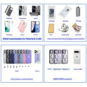 Étui magnétique pivotant pour <span class=keywords><strong>iPhone</strong></span> 17, design résistant aux chutes, couleur unie - Product Image 3