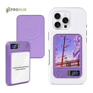 Prosub toptan boş süblimasyon kablosuz manyetik güç banka telefon için 5000mAh taşınabilir hızlı şarj süblimasyon güç bankası - Product Image 2