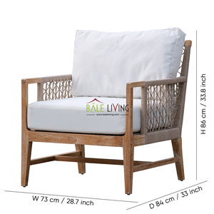 Chaise suédoise, un meuble magnifique, alliant la durabilité du bois de teck de qualité supérieure et un design scandinave élégant - Product Image 3