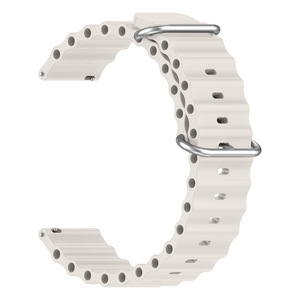 สายนาฬิกาข้อมือซิลิโคนแบบสปอร์ตสำหรับนาฬิกา Garmin <span class=keywords><strong>Watch</strong></span> 6 และ GT5 รุ่น Ocean ขนาด 20/22 มม. แบบหัวเข็มขัด - Product Image 5