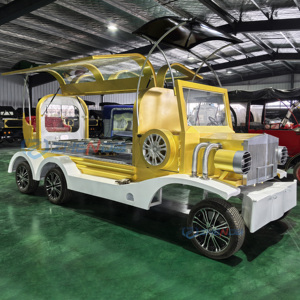 Carroza Fúnebre Eléctrica Zhenda al por Mayor para Ceremonias Conmemorativas, Carroza de Transporte de Ataúdes de 4 Ruedas, Color Dorado Personalizado, a la Moda - Product Image 5