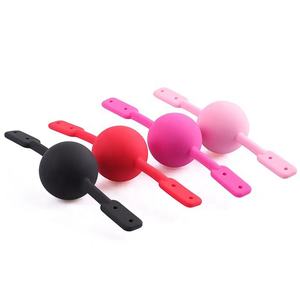 Vente en gros adulte BDSM esclave jeu érotique jouets SM jouets sexuels silicone solide balle Gag cuir <span class=keywords><strong>fouet</strong></span> collier et pagaie - Product Image 6