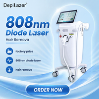 Producto en Tendencia 2026: Máquina Láser de Diodo para Rejuvenecimiento de la Piel, Depilación Rápida con Enfriamiento, Equipo Láser de Diodo 808, Cepillo de Limpieza Facial