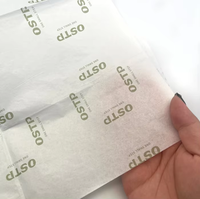 Papier de soie vert de luxe personnalisé avec logo, emballage cadeau de Noël, imprimé rose et noir, cartons recyclables de qualité supérieure pour vêtements