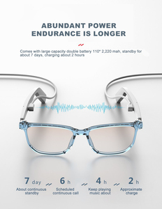 Nouvelles lunettes audio intelligentes, lunettes de soleil musicales sans fil pour hommes et femmes, sports de plein air, randonnée, cadeaux - Product Image 4