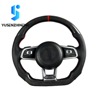 Volant de voiture en cuir et fibre de carbone OEM pour VW Golf Mk7 Mk7.5 Mk8 Polo R GTI GTD 7 8 Jetta CC Volkswagen Passat B8