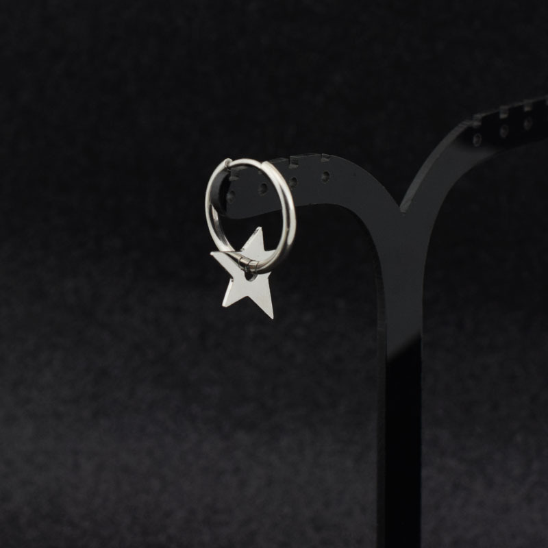 E036-Silver 1 (there are ear holes an earring)