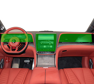 Service OEM de logo personnalisé, protection d'écran en verre trempé pour l'affichage de navigation du tableau de bord BYD Yangwang U7 U8 L U9, directement de l'usine - Product Image 3