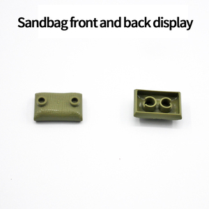 Mini accessoires de la Seconde Guerre mondiale, soldats, scène de rue militaire, terrain d'entraînement, sac de sable, forteresse, armes, ensembles de blocs de construction, jouets, cadeaux - Product Image 5