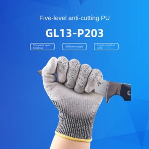 قفازات حماية صناعية مضادة للقطع ومقاومة للتآكل مصنوعة من البولي يوريثين - Product Image 3